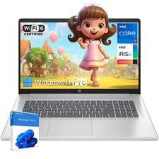 HP 17.3"Touch Laptop Win11Pro computer 10-Core i7-1355U 5GHZ Up To 64GB-4TB SSD