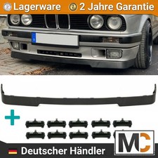 Frontlippe Frontspoiler Schwarz unten +10 Montageclips passend f�r BMW E30 82-94