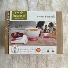 Infantino Fresh Squeezed STEAM  SMUSH Baby Food Maker Preparation Store  Serve