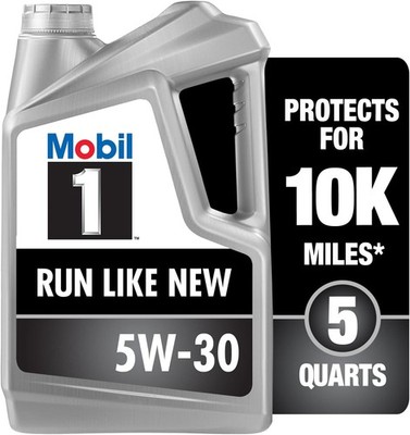 Mobil 1 5W-30 Full Synthetic Motor Oil 5 Quart Advanced Formula