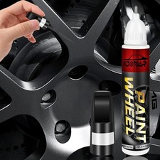 Dark Gun Gray Rim Touch Up Paint Efficient Car Wheel Scratch Repair For Tesl...