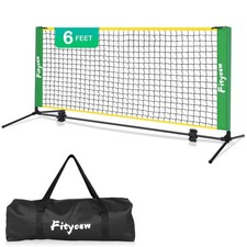 6FT Small Mini Pickleball Net Portable Outdoor Driveway Net Pickleball Dink N...