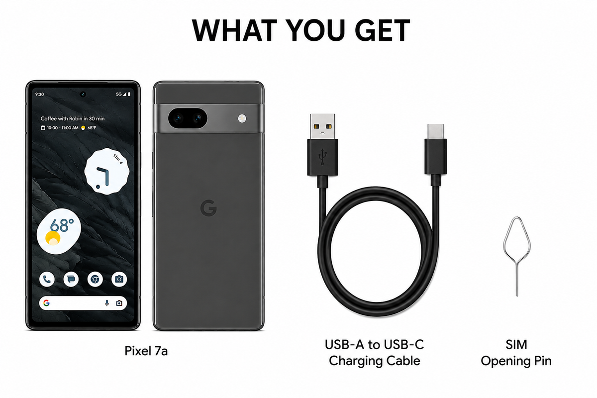 Google Pixel 7a - 128GB - Sea Blue (Unlocked) (Dual SIM) for sale