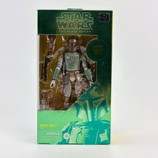Star Wars Black Series Boba Fett Carbonized Graphite 40th Anniversary E9927 New