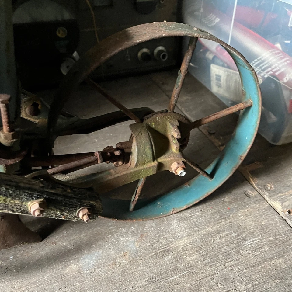 Antigua jardinera Planet Jr No.4 con asas granja sembradora patio arte decoración Foto 4 de 4