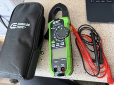 400 Amp AC True RMS Digital Clamp Meter with Temperature