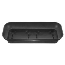Black Plastic Floral Foam Tray Flower Arrangement Base Mud Holder Bowls