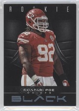 2012 Panini Black Rookie Platinum 21/25 Dontari Poe #133 0m0