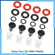 Pack (4) Fuel Injector O Rings Seals Filters Repair Kit for Honda Civic 06-11