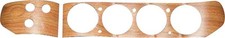 1970-71 Barracuda Cuda Challenger Rallye Dash Woodgrain Instrument Bezel