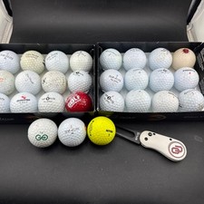 USED ASSORTED GOLF BALLS UNGRADED 27 COUNT. Titleist Callaway Ect