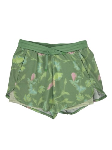 All in Motion Green Patterned Shorts Youth Girls Size XL (14/16) with pockets