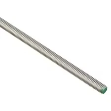 Fully Threaded Rod, 3/8"-16, 3 Ft, Stainless Steel, 18-8, Plain Finish,