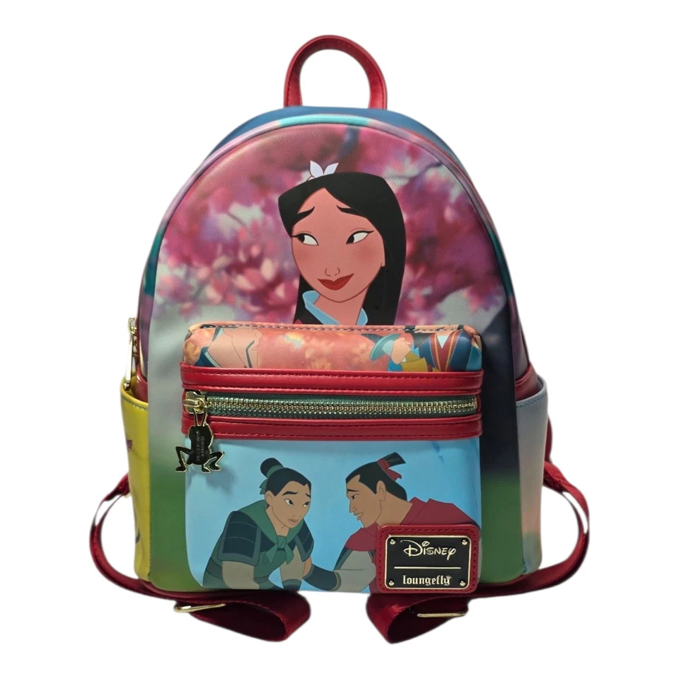 Mini mochila Loungefly Disney Mulan Princess Scene Foto 2 de 4