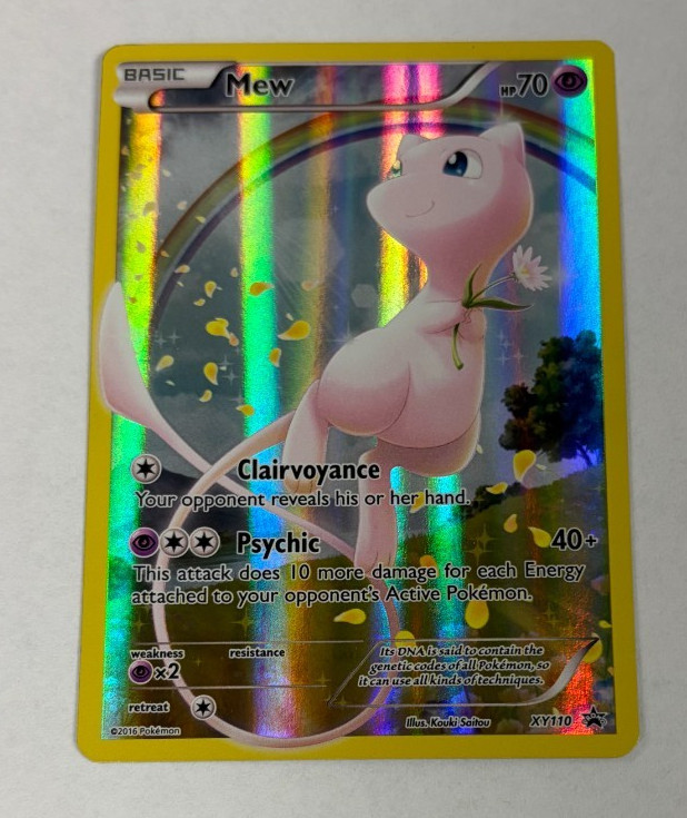 2016 Pokémon XY Black Star Promo Mew #XY110 Mythical Pokémon Collection LP
