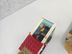 LEGO City Custom Vehicle Lot Modified Fire Truck 60002 and Service Pickup Truck