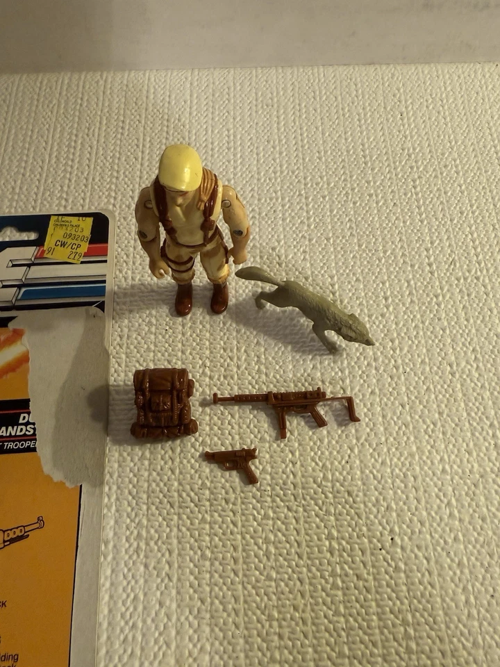 Figura Dusty v3 1991 y Sandstorm Vintage G.I. GI Joe Lote 3.75 ARAH 100% Completo Foto 4 de 4