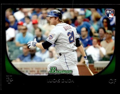 Lucas Duda 2011 Bowman Rookie Card #217 New York Mets