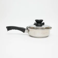 Kitchen Craft West Bend Stainless Steel Saucepan With Lid USA Cookware Pan