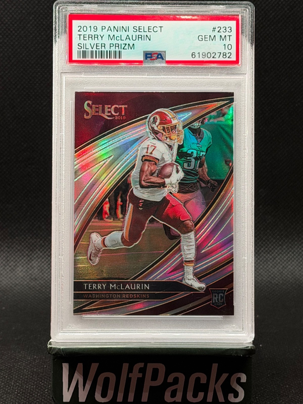 2019 Panini Select - Field Level Terry McLaurin #233 Silver Prizm (RC) PSA 10