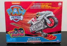 Paw Patrol Wildcat Moto Pups Vehicle and Figure Deluxe Motorcycle NEW