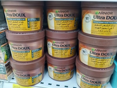 Hair Nourishing hair food 3 in 1 cream 390ml Garnier Ultra Doux originals 100%