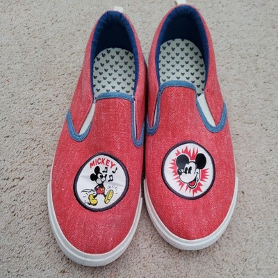 Micky Mouse Disney x Junk Food Unisex Slipper Sneaker Gr. Jugend UK 5