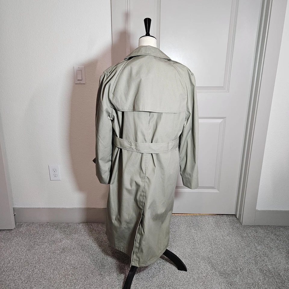 NUEVO Gabardina Agencia de Logística de Defensa Mujer 10S Colección Valor Abrigo Marino Foto 4 de 4