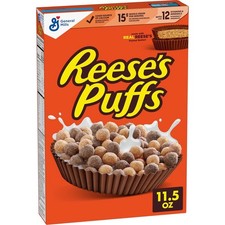 Reese's Puffs, Chocolatey Peanut Butter Cereal 11.5 OZ Box