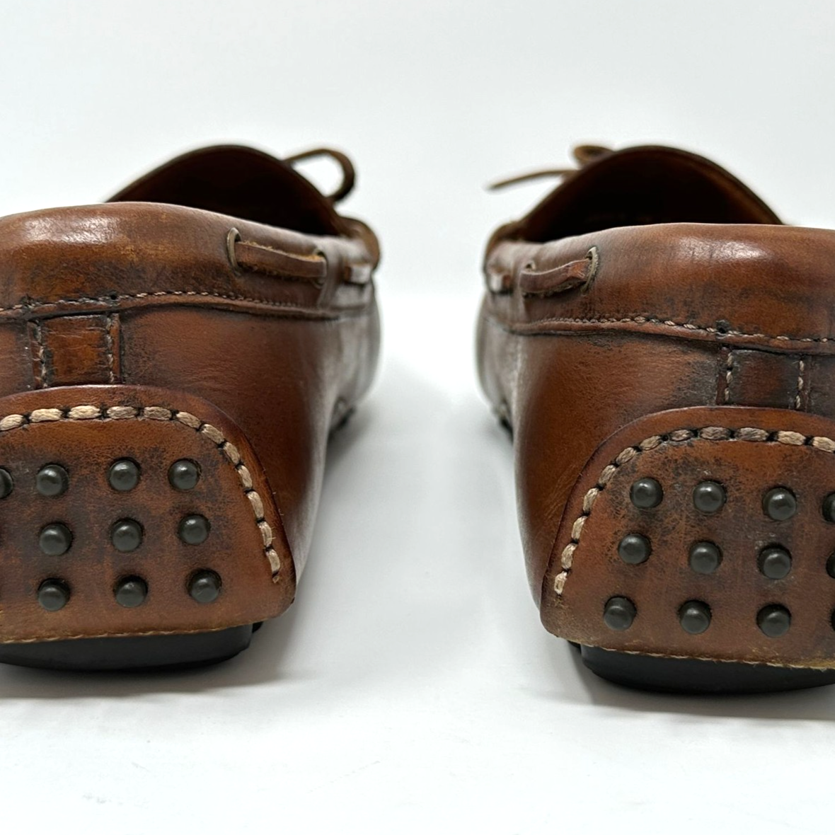Cole Haan Driving Loafers Mens 10 D Brown Leather Slip On  display picture 2