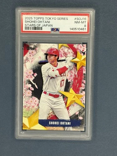 2025 Topps Series 1 - Stars of Japan Shohei Ohtani #SOJ-16 PSA 8