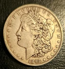 1892 Morgan Silver Dollar, Tough Date-Only 1.037,245 Minted, Nice Higher Grade!