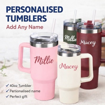 Personalisierter Becher mit Namen Geschenk für Sie | Individuelle Tasse 40 Unzen