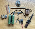 Vintage 1967 HASBRO GI Joe MARINE JUNGLE FIGHTER ACCESSORY Equipment Pieces