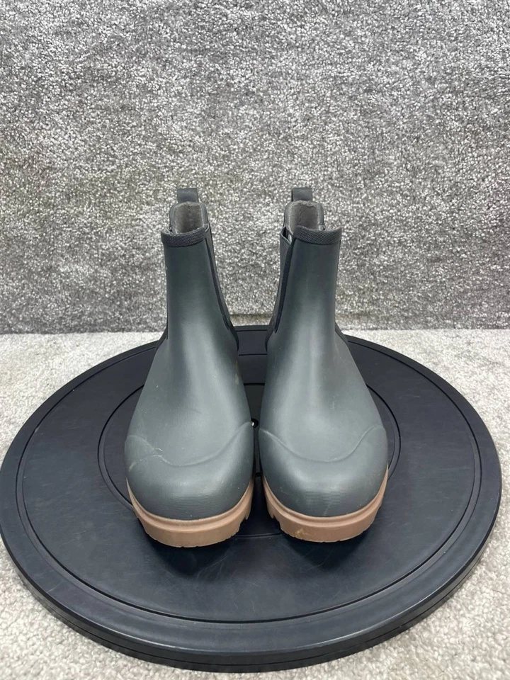 Botas Chelsea Bogs para mujer talla 7 acebo gris oscuro impermeables al tobillo para la lluvia Foto 4 de 4