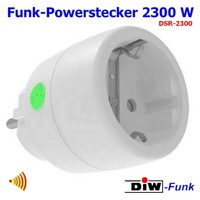 DSR-2300 Diw-Funk Zwischenstecker Power-Stecker 2300 W Intertechno Kompatibel