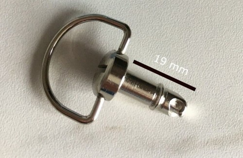D RING RIVET DZUS FASTENERS X 4 KIT (SHAFT LENGTH 19MM) - Picture 3 of 6