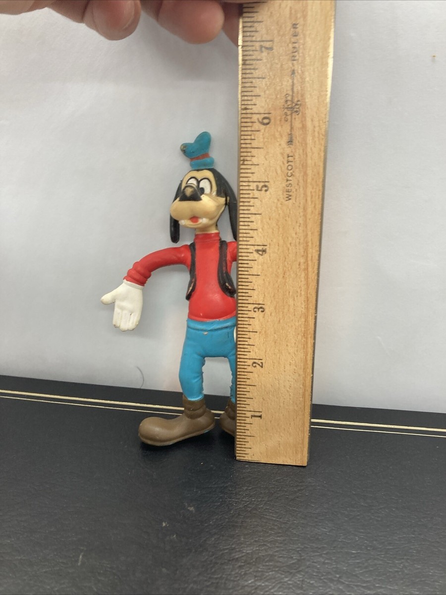 パウアタン 首長 フィギュア disney Vintage Walt Disney Productions Goofy Bendable Rubber 6