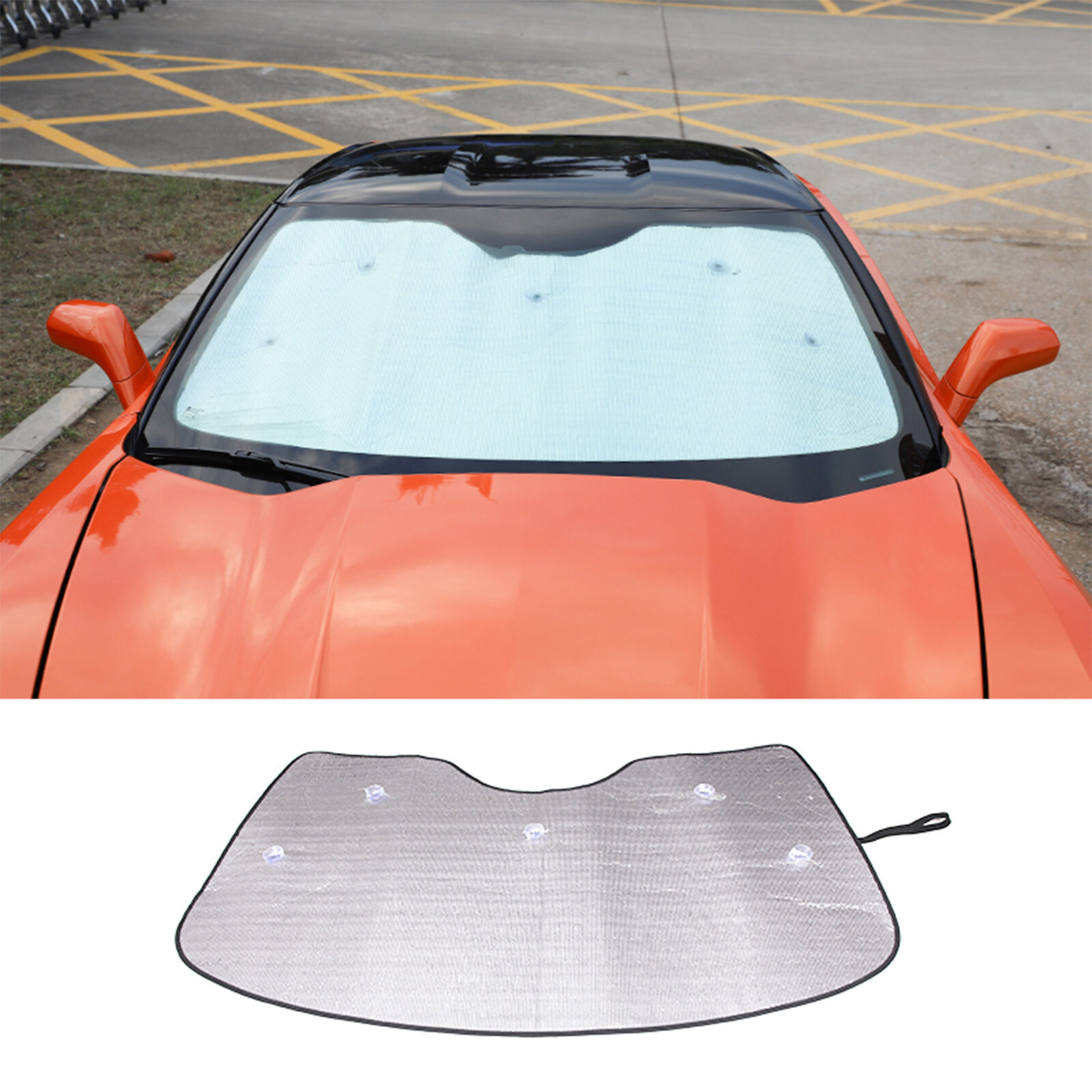 7PCS Front Car Window Sunshade Visors UV Block Cover for Corvette C7 20142019 eBay
