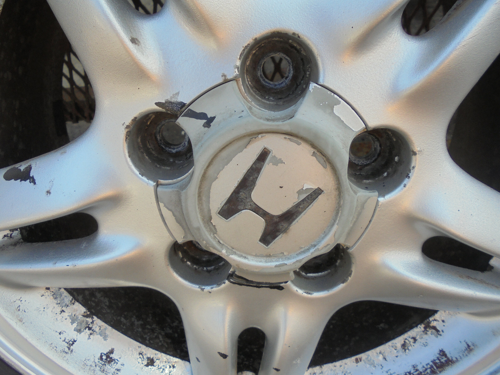 HONDA CRV 1999 15 INCH 5 STUD ALLOY WHEEL AND TYRE SPARE 15'' 205/70R15