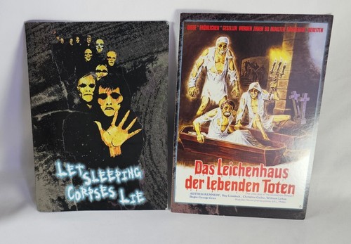 Let Sleeping Corpses Lie DVD Limited No. Edition Tin w/ Inserts Anchor Bay RARE - Foto 3 di 5