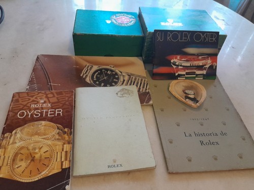 CAJA ROLEX 68.00.08 + PAPELES REF 16233 + 4 FOLLETOS + HISTORIA ROLEX + CAJA REGALO - Imagen 22 de 22