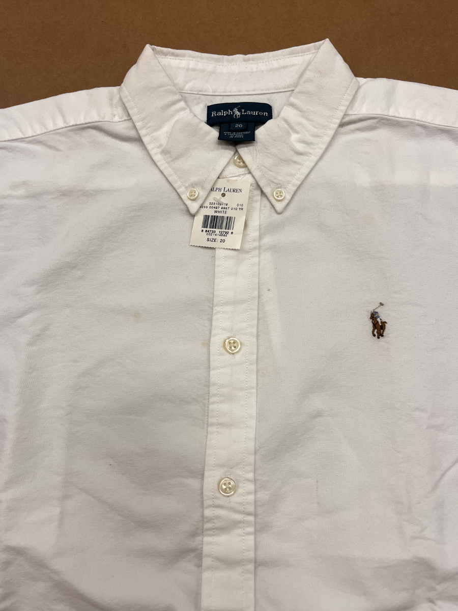 MINOR DEFECT* Polo Ralph Lauren Boys Button-Down Oxford Shirt