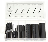 SchrumpfschläUche Set 127-Tg Schrumpfschlauch Sortiment Isolierschlauch Schwarz