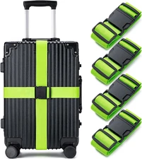 Luggage Straps for Suitcases 4 Pack TSA Approved Travel Essentials Luggage Strap