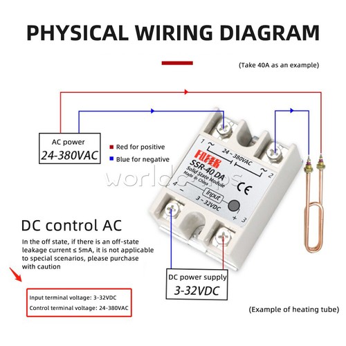 1-10PCS SSR-25DA Solid State Relay Module 25A DC3-32V Input AC24-380V Output New - Picture 2 of 18