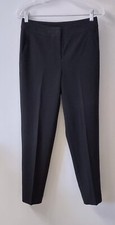 ST JOHN Black Ankle Straight Leg Trouser Pants Sz 2