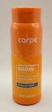 Carpe Sweat Absorbing MEN'S GROIN POWDER 2.6 oz / 75 g CLEAN CUT Scent