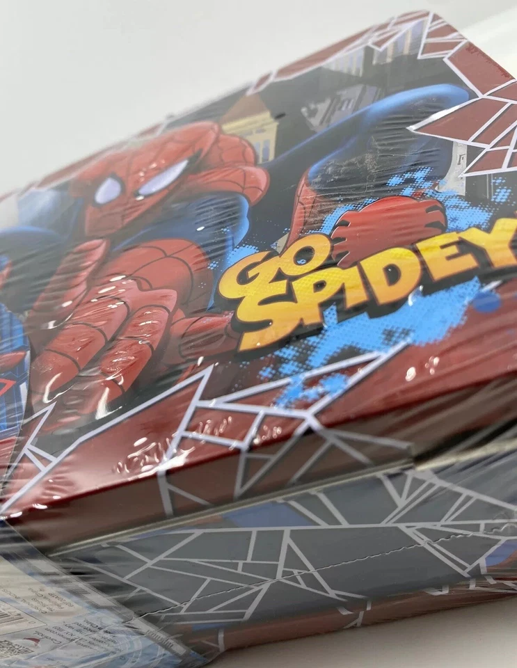 MARVEL ULTIMATE SPIDERMAN JIGSAW PUZZLE GAME GO SPIDEY EMBOSSED METAL BOX 48PCS - Image 4 of 4