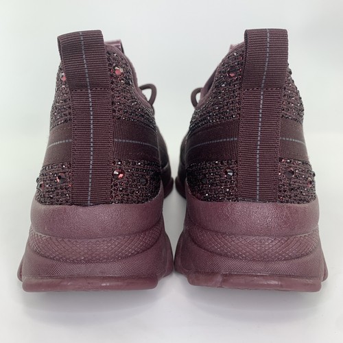 Madden Girl Shimmerr Burgundy Maroon Sneakers Womens Sz 10 - Picture 7 of 9